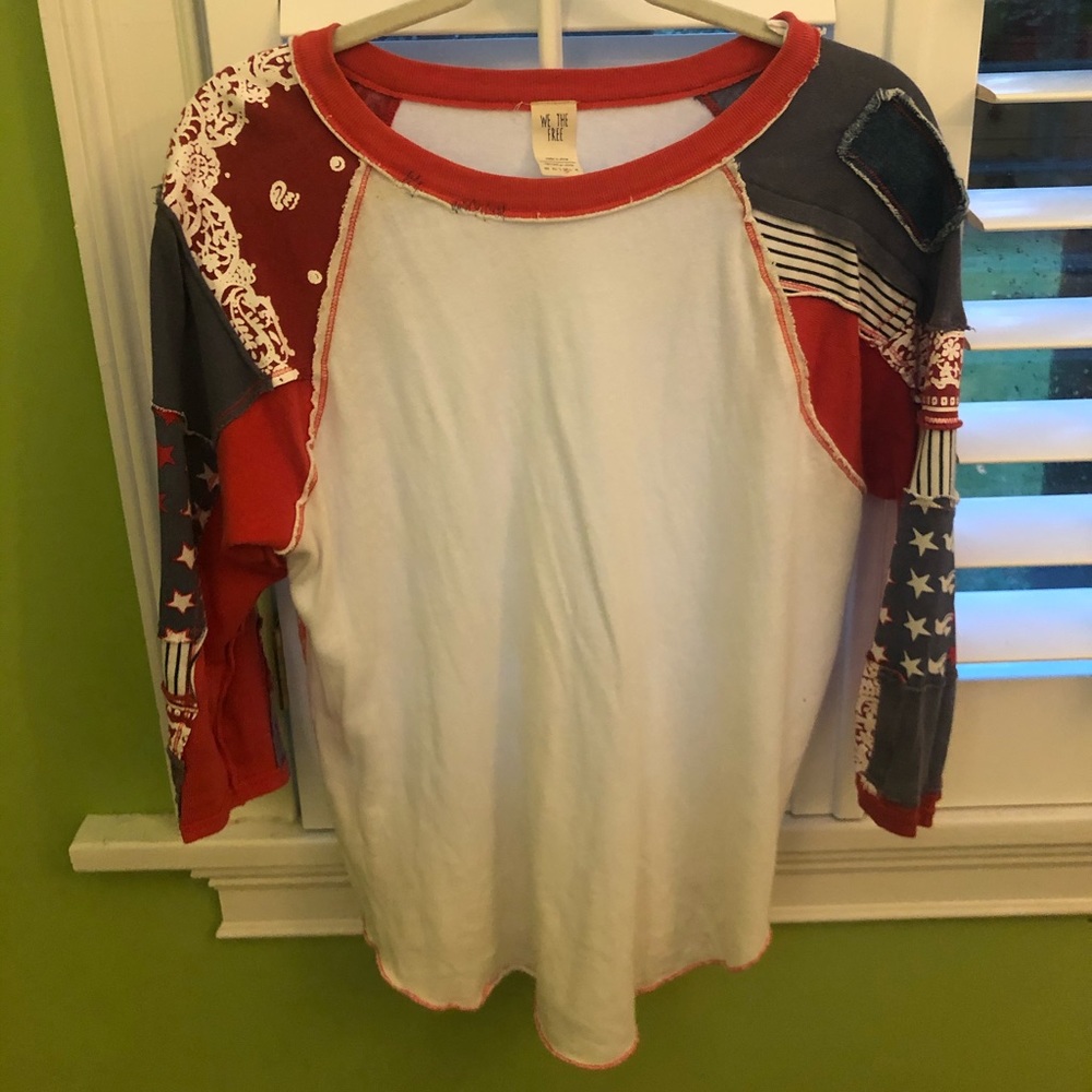 Free people baseball tee